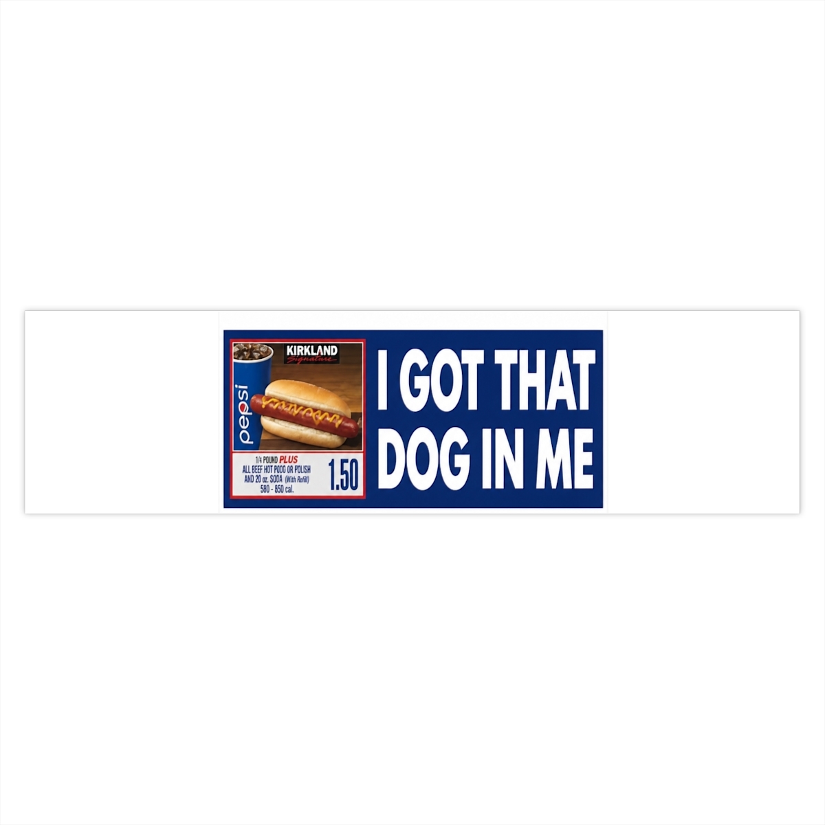 11" x 3" Costco Bumper Sticker, New Driver Bumper Sticker, Funny Bumper Sticker, Car Magnet Alternative, Costco Guys Bumper Sticker | Big Justice & A.J. Befumo - alternate angle 2, merchandise