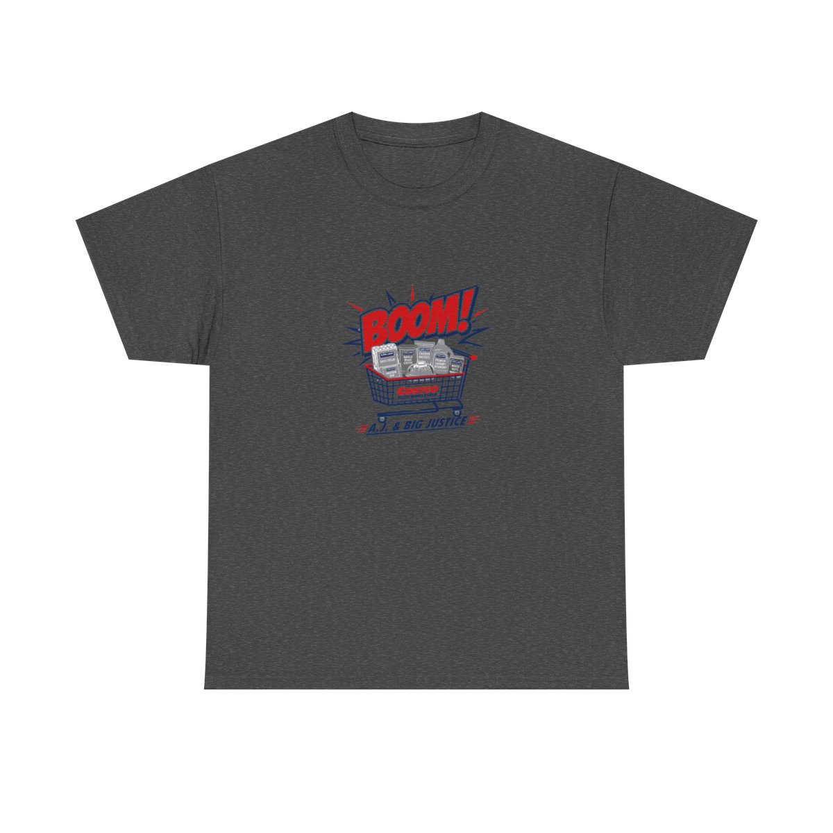 Big Justice & A.J. Befumo "Costco Guys." Unisex Tee - alternate angle 4, merchandise